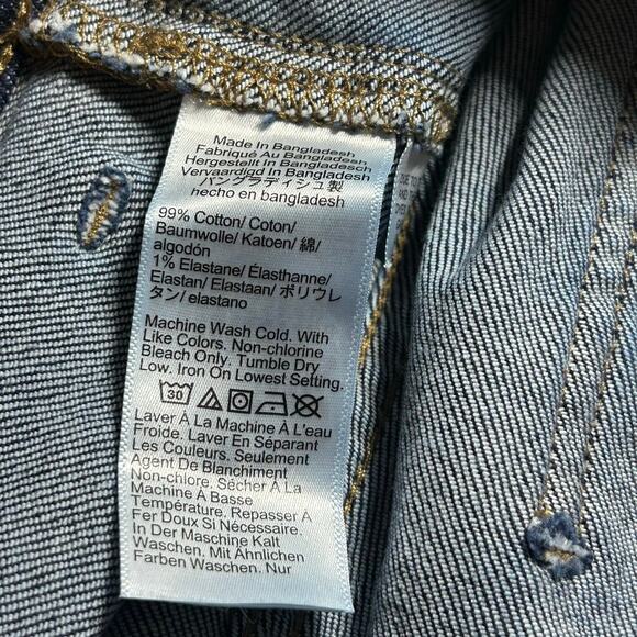 J. Crew Factory Slim Wide Leg Sailor Jean Dark Wash Stretch 27 P Petite NWOT - Picture 10 of 10